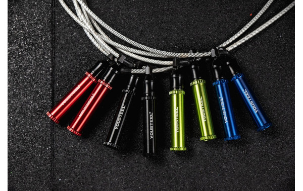 Скакалка YouSteel Heavy jump rope красный 600_380