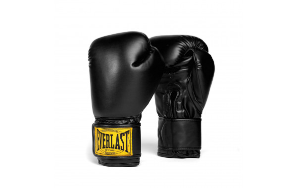 Перчатки тренировочные Everlast 1910 Classic PU 12oz P00003348 черный 600_380