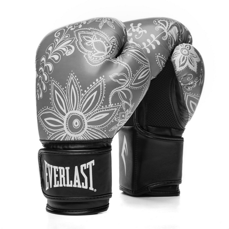 Перчатки тренировочные Everlast Spark 12oz сер. узор 800_800