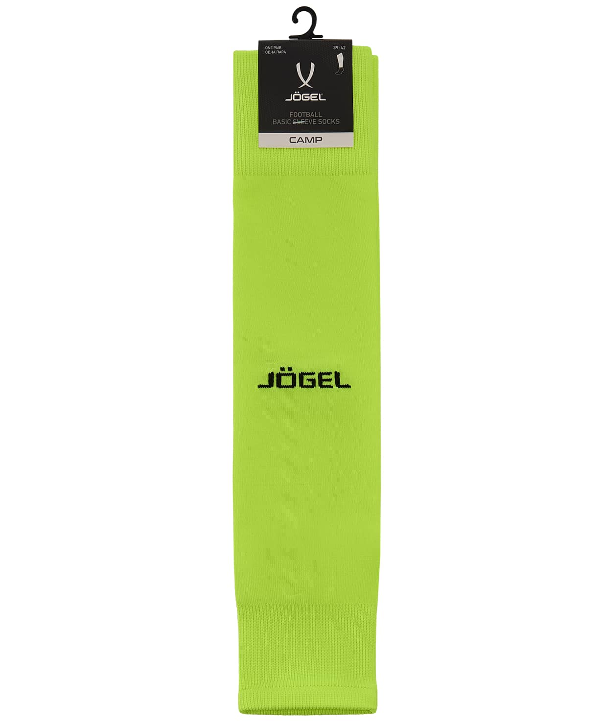 Гольфы футбольные Jogel CAMP BASIC SLEEVE SOCKS, желтый неон/черный 1230_1479