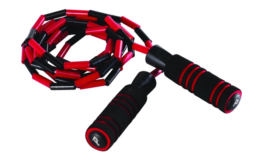 Скакалка скоростная в оплетке PRCTZ BEADED PLASTIC JUMP ROPE, 275 см PF2401 876_560